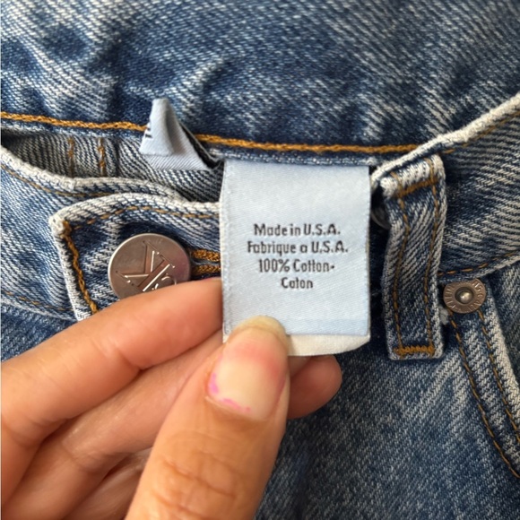 Calvin Klein High Rise Blue Denim Jeans - Picture 5 of 12